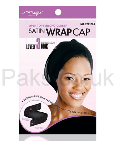 Bee Sales Magic Collection Satin Wrap Cap