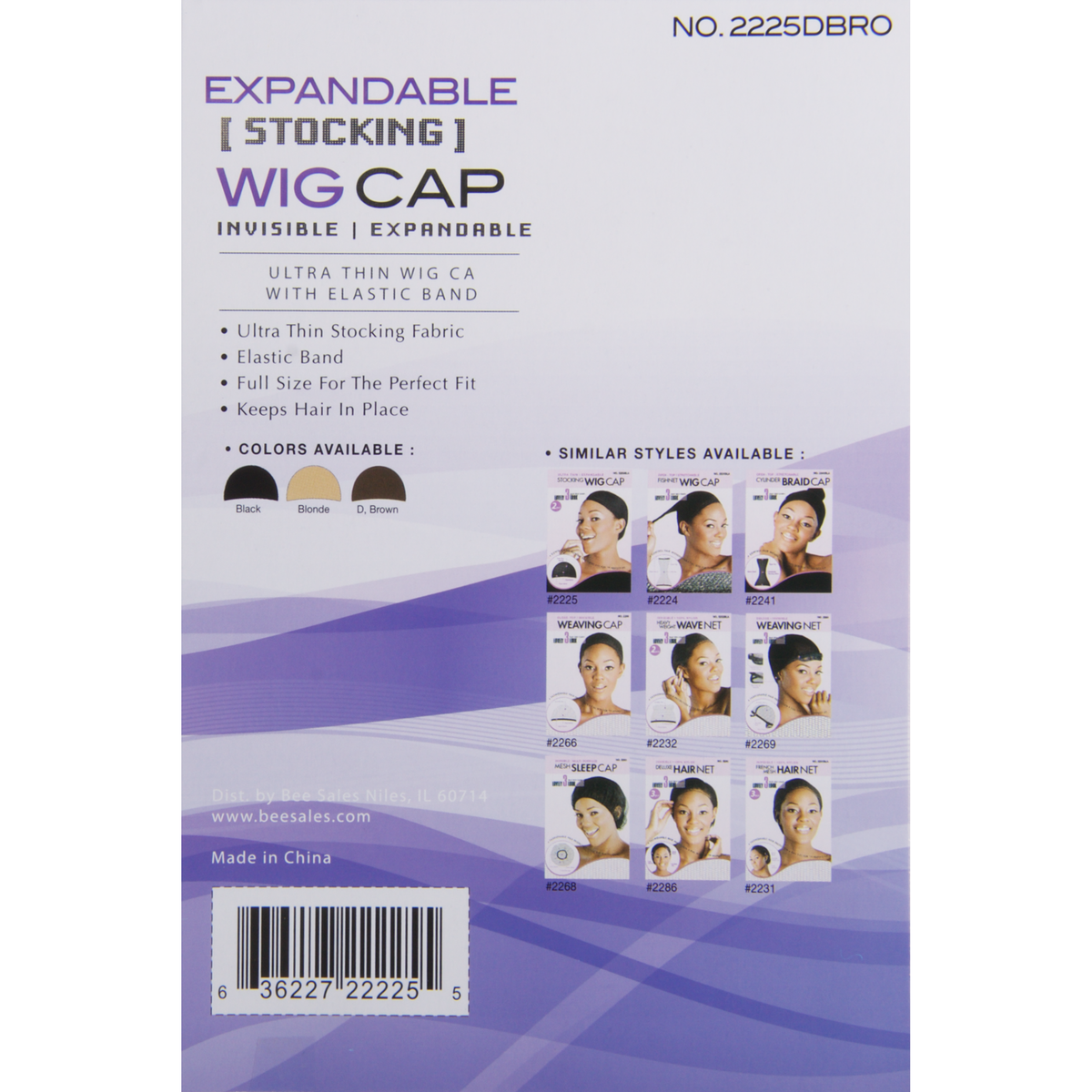 Bee Sales Magic Collection Ultra Thin Expandable Stocking Wig Cap