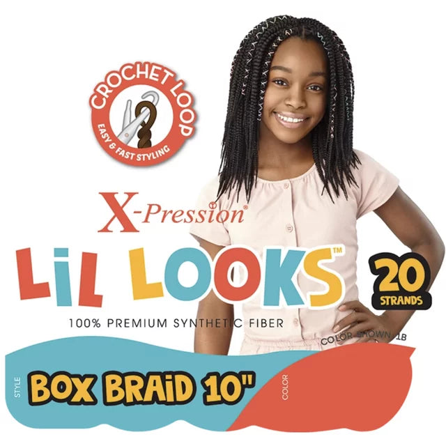 X Pression  Syn Lil Looks Box Braid
