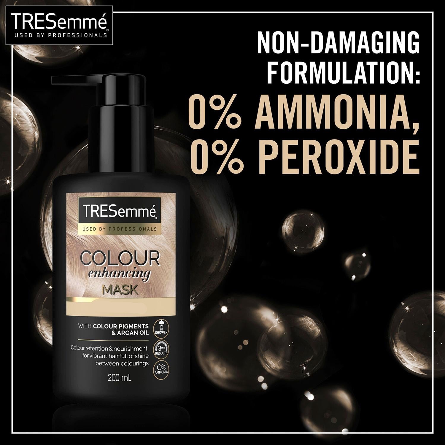 TRESemme Warm Blonde Color Enhancing Mask with Colour Pigment & Argan Oil 200ml