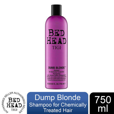 Bed Head by Tigi Dumb Blonde Shampoo for Hair Damage Protection 400ml / 750ml