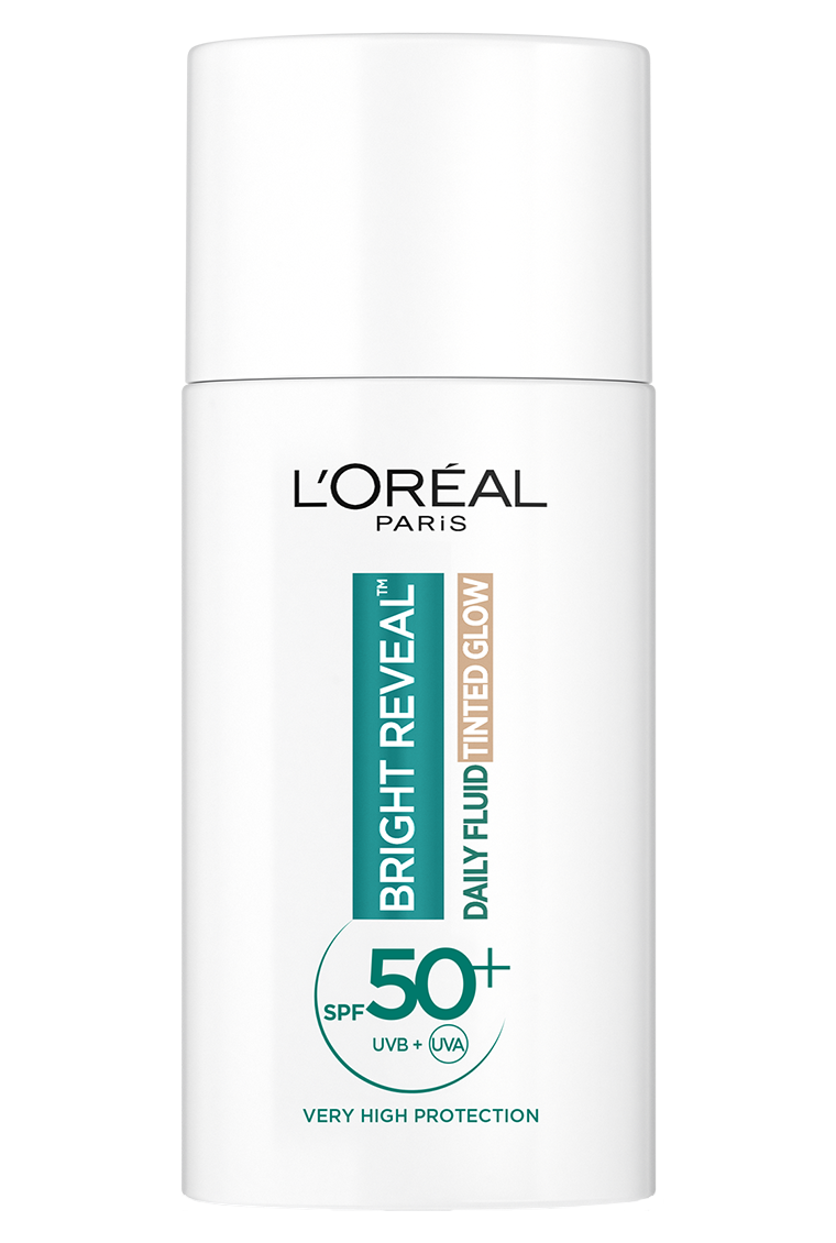 Loreal Bright Reveal Daily Fluid Tinted Glow SPF50 50ml