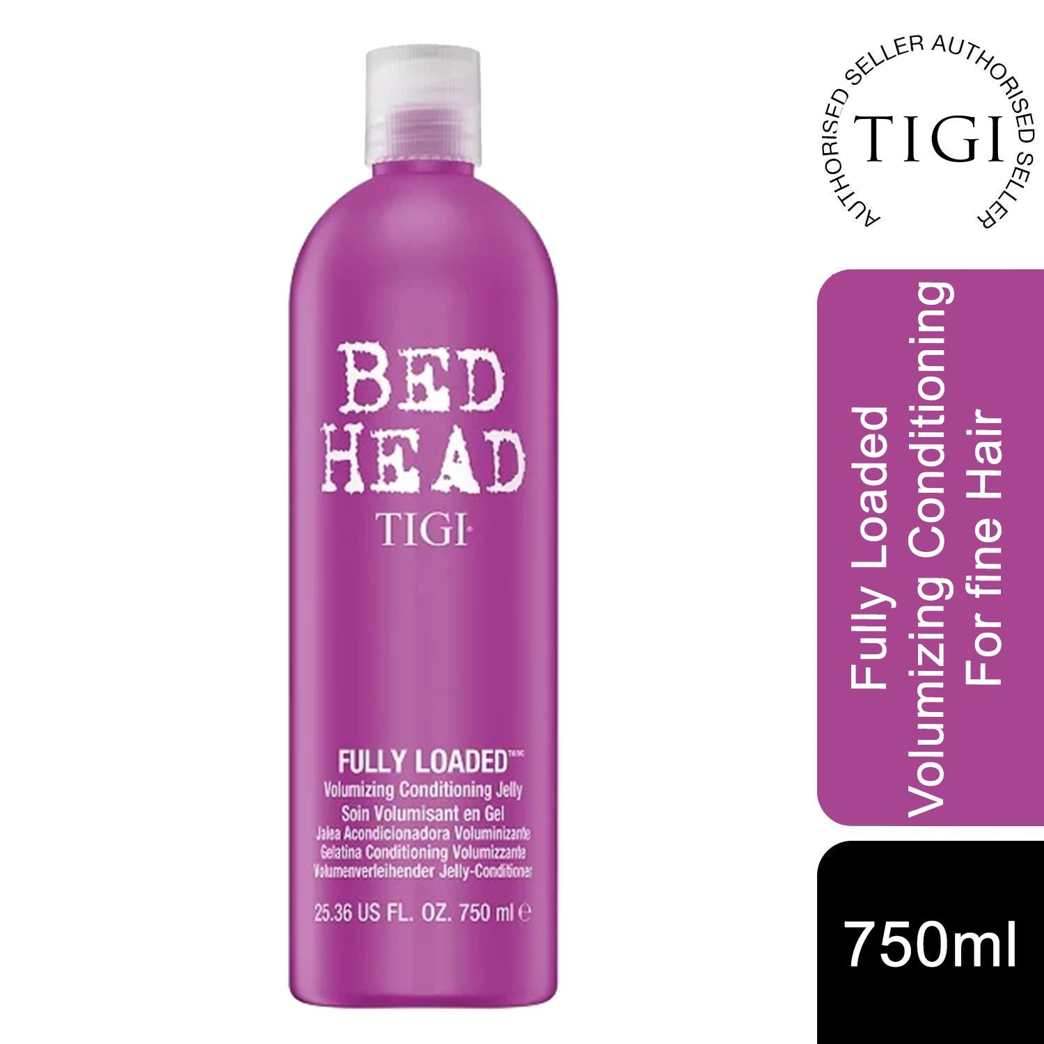 Bed Head by Tigi Fully Loaded Volume Conditioner for Fine Thin Hair, 750ml