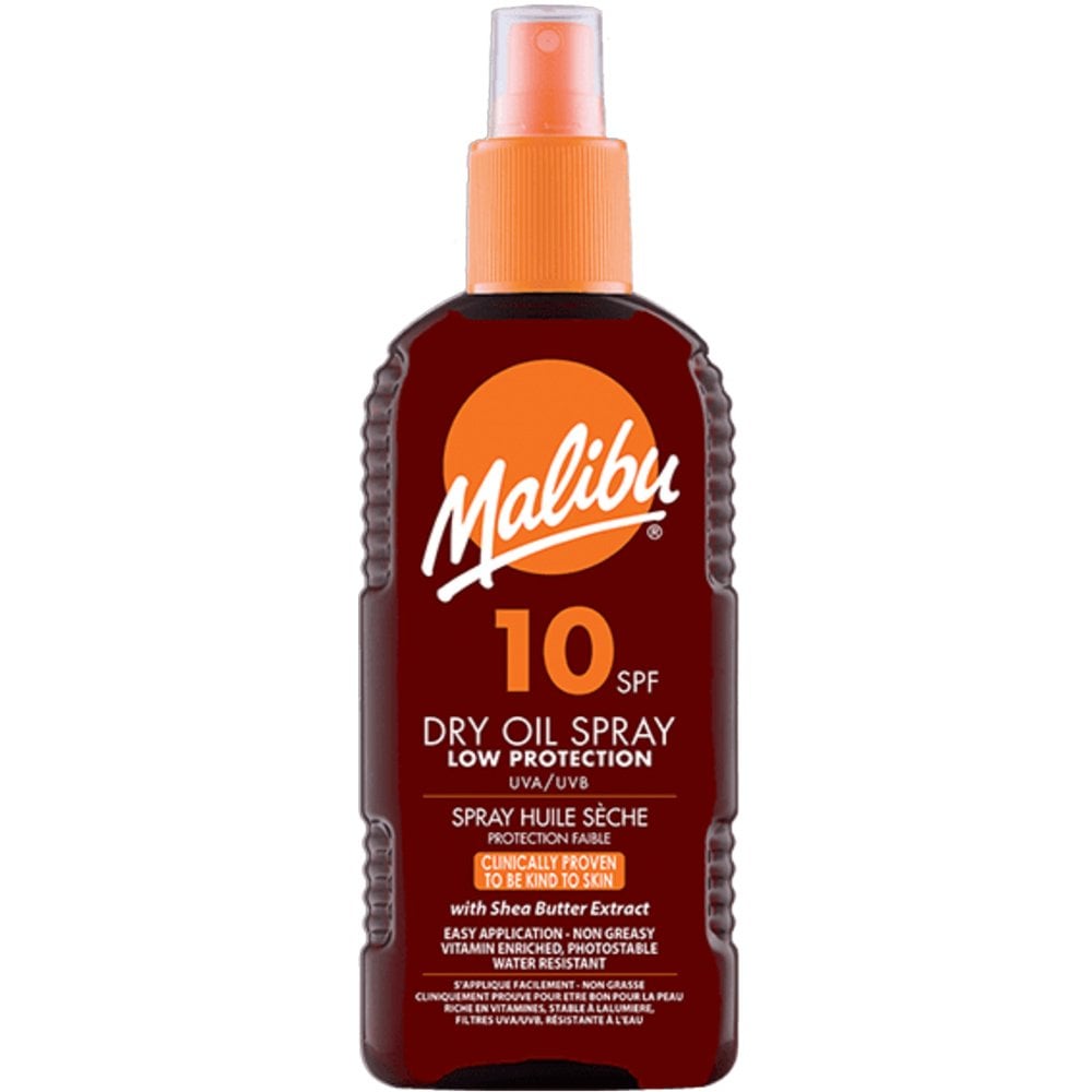 Malibu Low Protection Dry Oil Spray SPF10 200ml