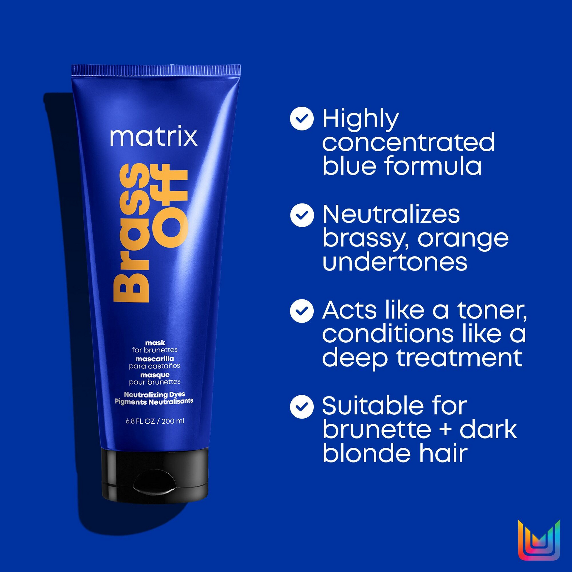 Matrix Total Results Brass Off Mask For Brunettes 200ml