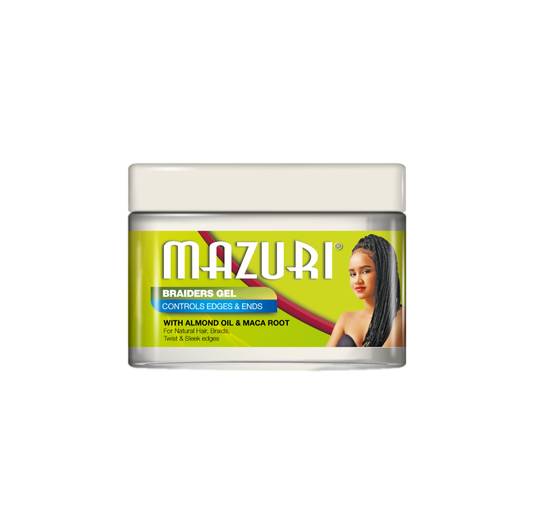 Mazuri Braiders Gel Controls Edges And Ends With Almond Oil & Maca Root 355ml