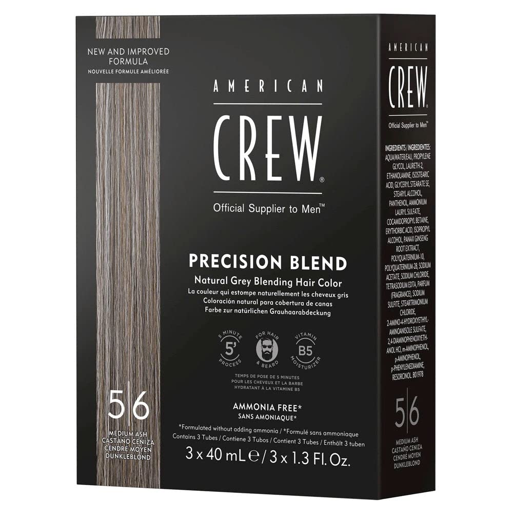 American Crew Precision Blend Natural Grey Coverage 40ml x3