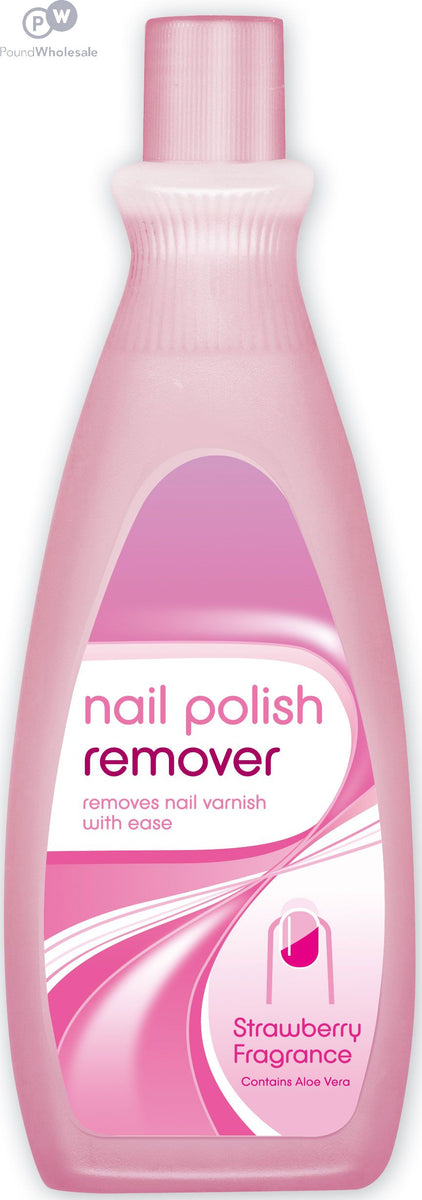 Cotton Tree Nail Polish Remover With Strawberry Fragrance 295ml – Afro ...