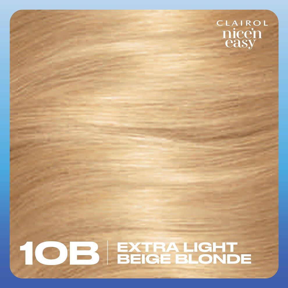 Clairol Nice N Easy Permanent Hair Color 10B Extra Light Beige Blonde