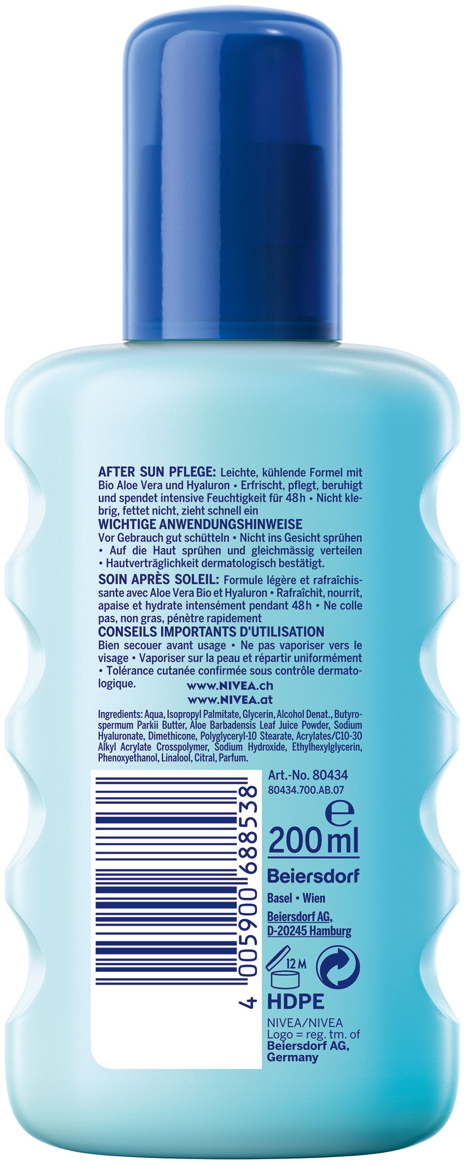 Nivea After Sun Moisturising Spray 200ml