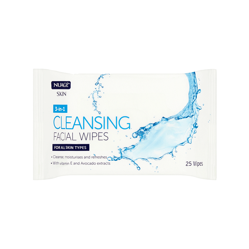 Nuage 3 In 1 Skin Cleansing Facial Wipes