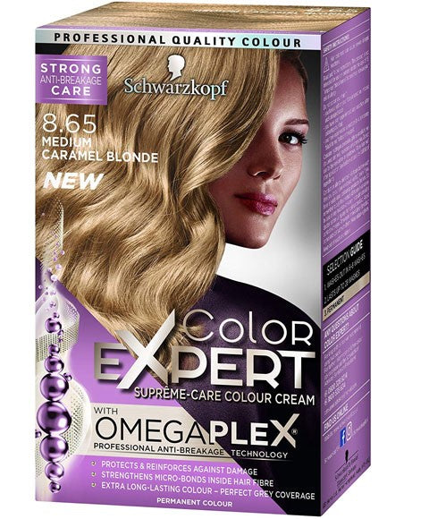 Schwarzkopf  Color Expert Omegaplex Colour Cream 8.65 Medium Caramel Blonde