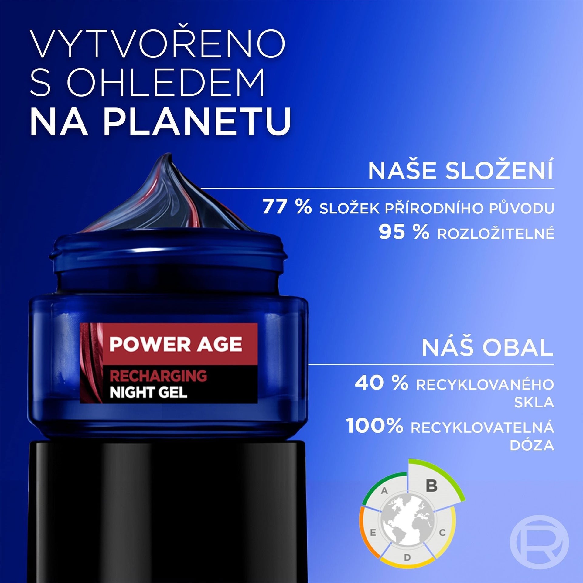 Loreal Paris Loreal Men Expert Power Age Recharging Night Gel 50ml