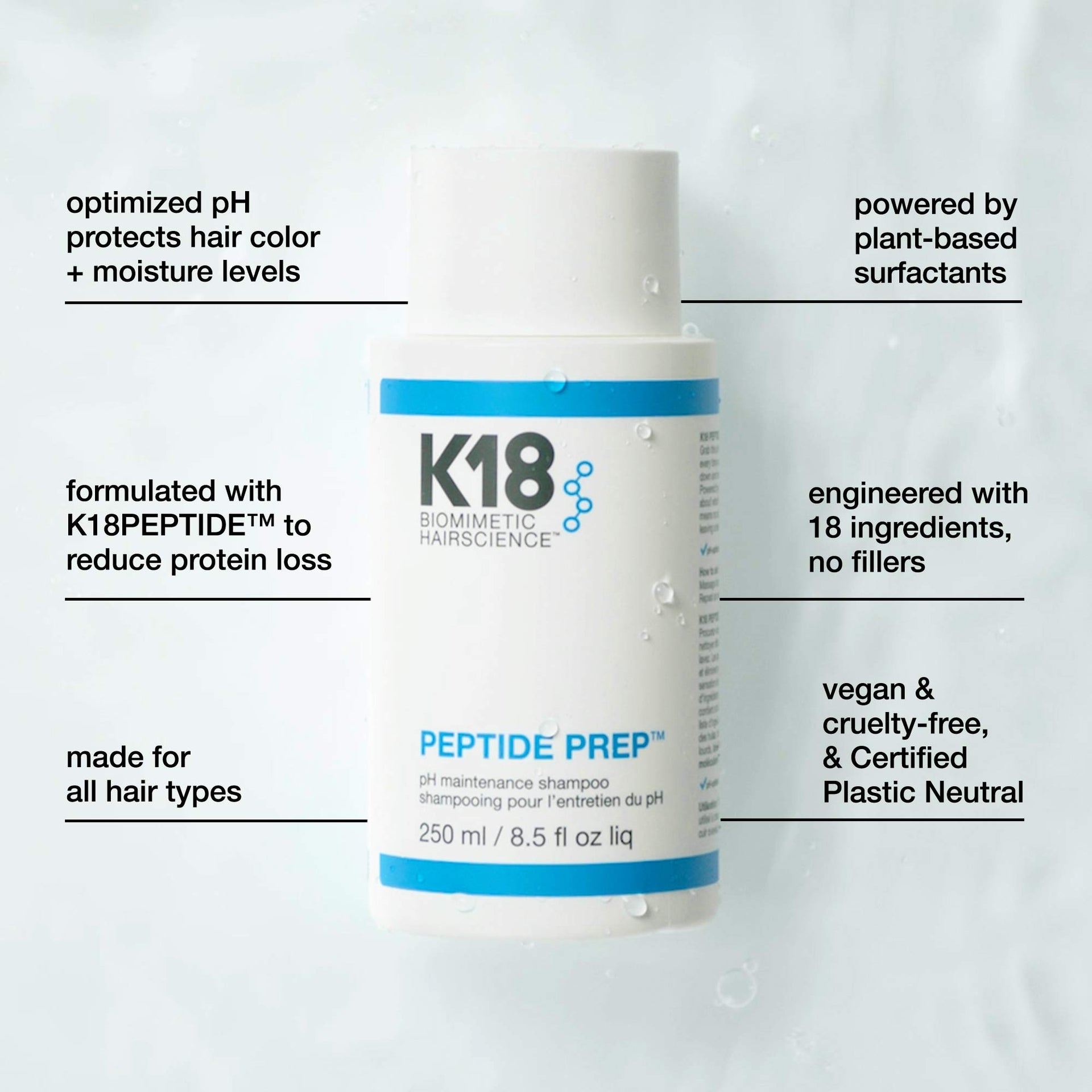 K18 Peptide Prep Ph Maintenance Shampoo 250ml