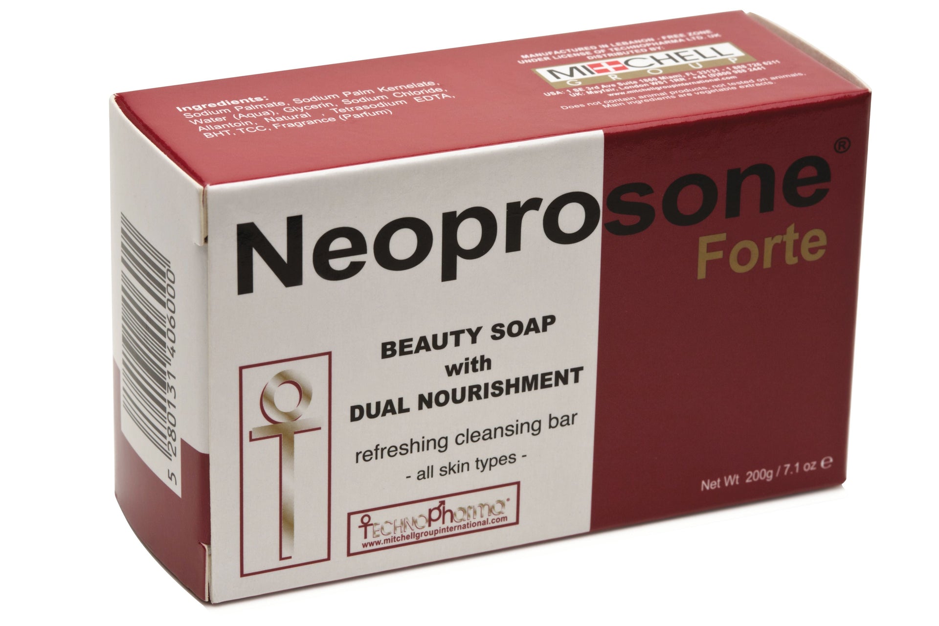 Mitchell Neoprosone Beauty Soap With Dual Nourishment 80g / 200g