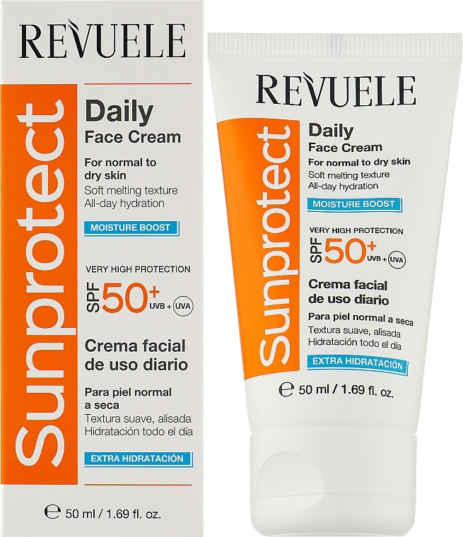 Revuele Sun Protect SPF 50 Plus Daily Face Cream 50ml