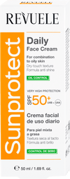 Revuele Sun Protect SPF 50 Plus Oil Control Daily Face Cream 50ml