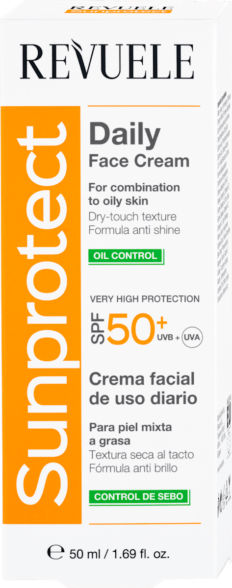 Revuele Sun Protect SPF 50 Plus Oil Control Daily Face Cream 50ml