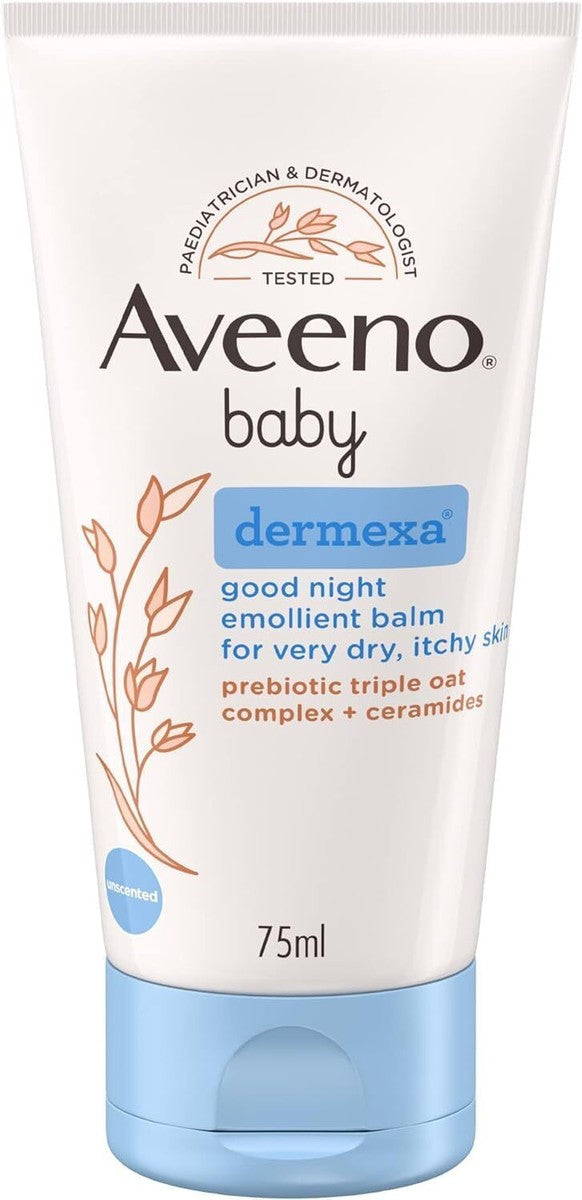 Johnson And Johnson Aveeno Baby Dermexa Goodnight Emollient Balm 75ml