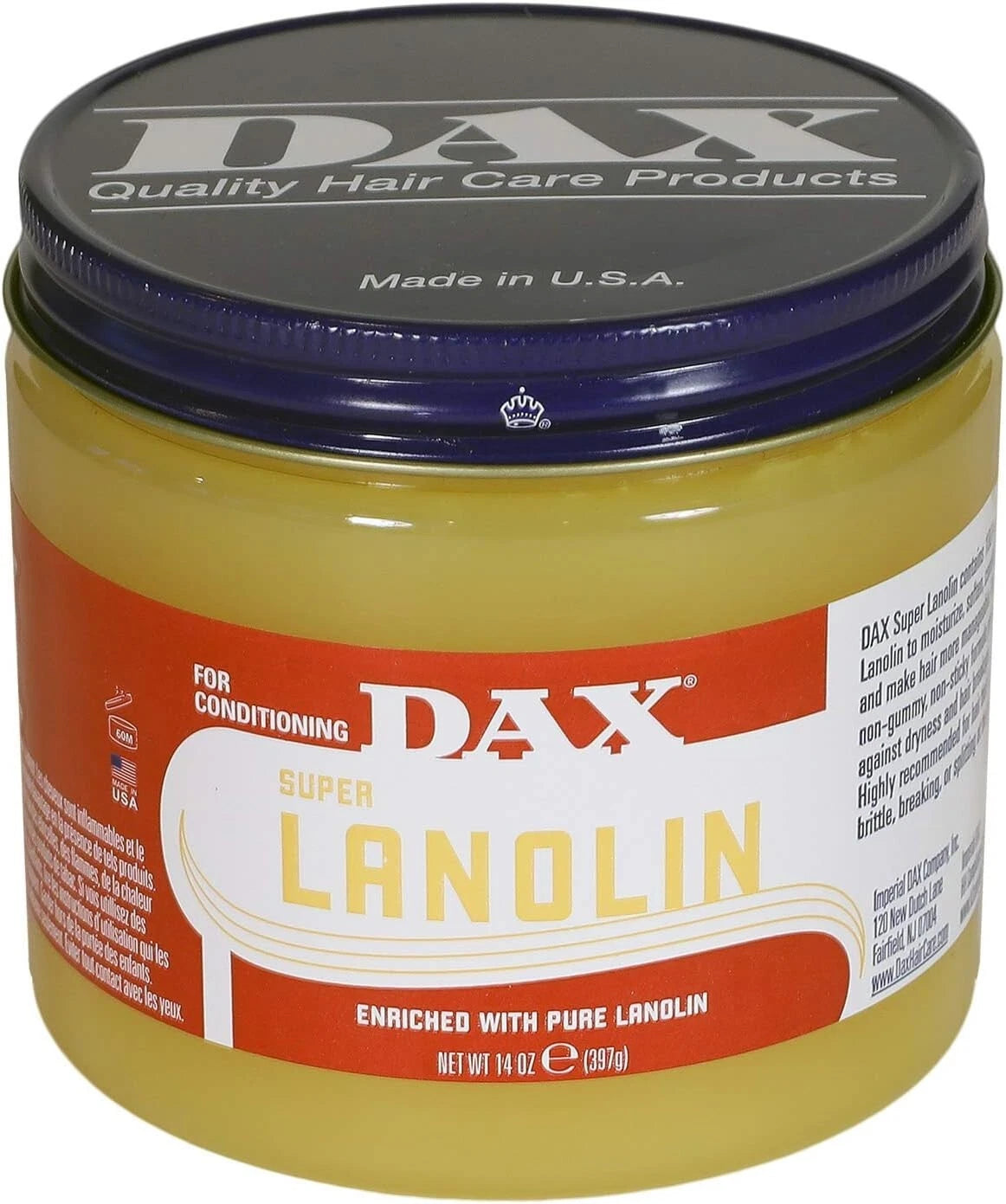 Imperial Dax 100% PURE LANOLIN Super Hair Conditioner 397g / 100g