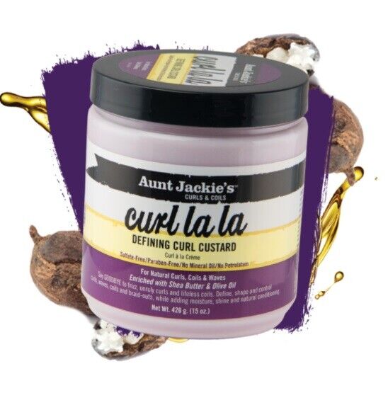 Aunt Jackie’s Curl La La Defining Curl Custard Sulfate & Paraben Free 426g