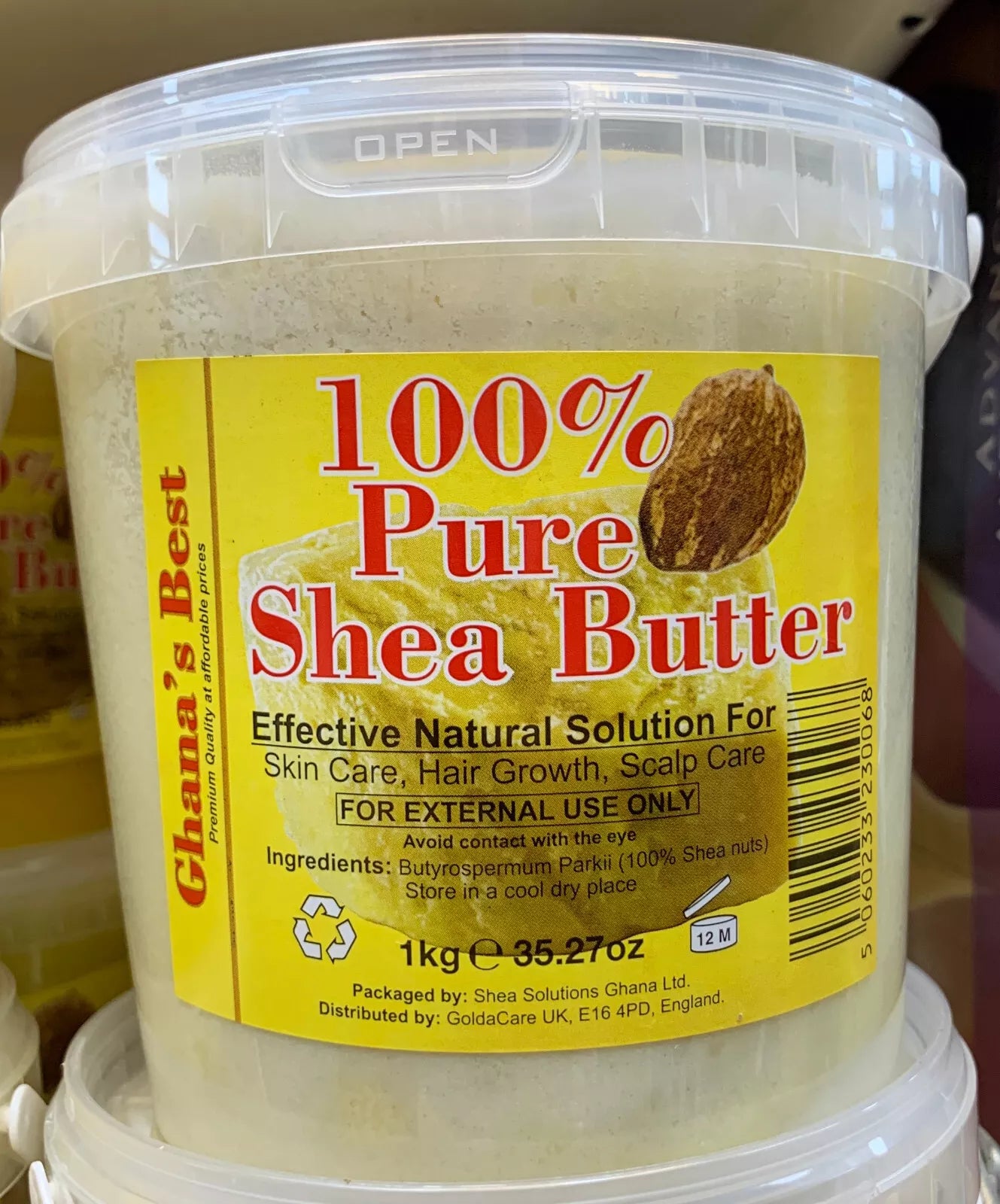 PCC Brands Easy Melt Premium Quality 100% Pure Shea Butter White - All Sizes