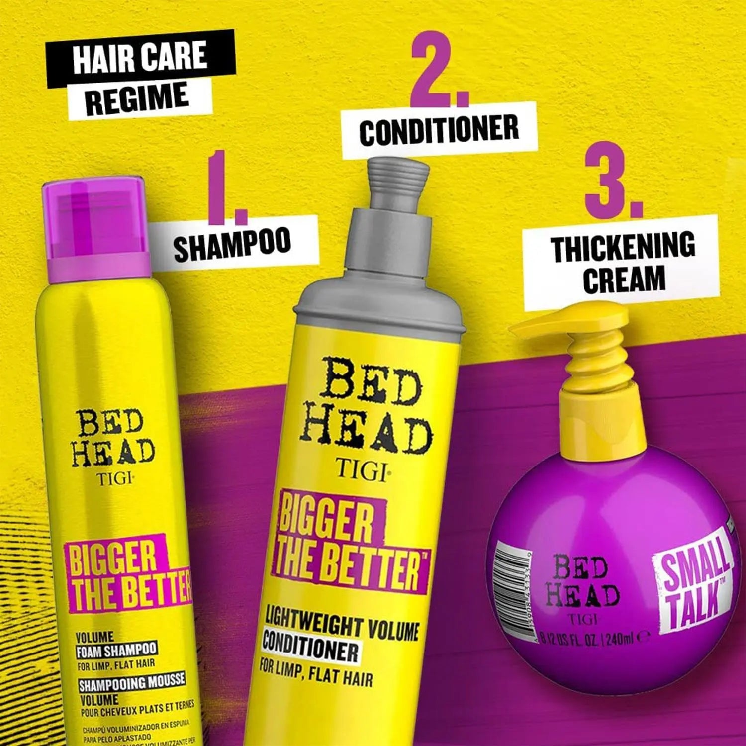 Bed Head by TIGI Small Talk Thickening Energizer Hair Cream for Fine Hair 240ml