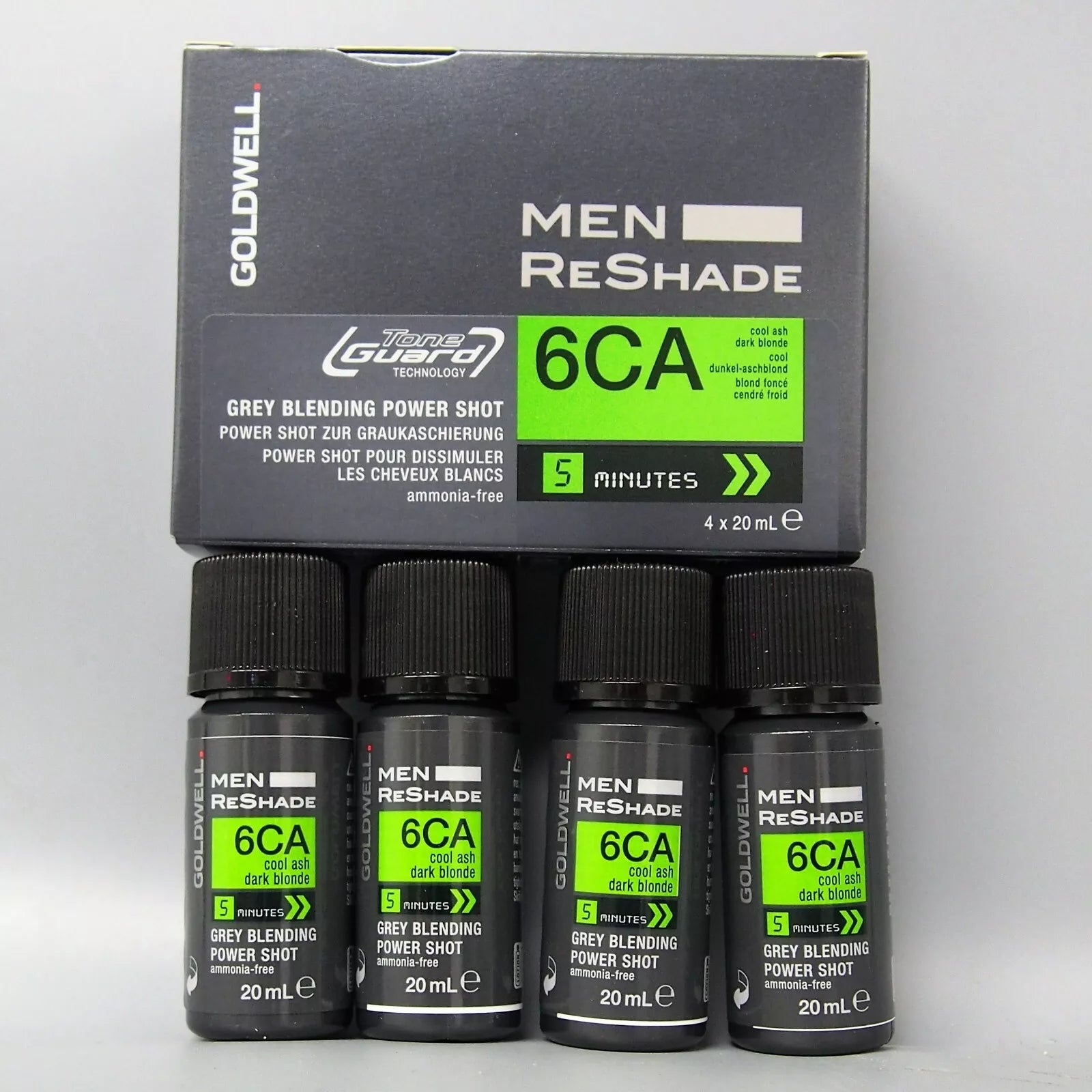 Goldwell Men Reshade Grey Blending Power Shot 20ml x4