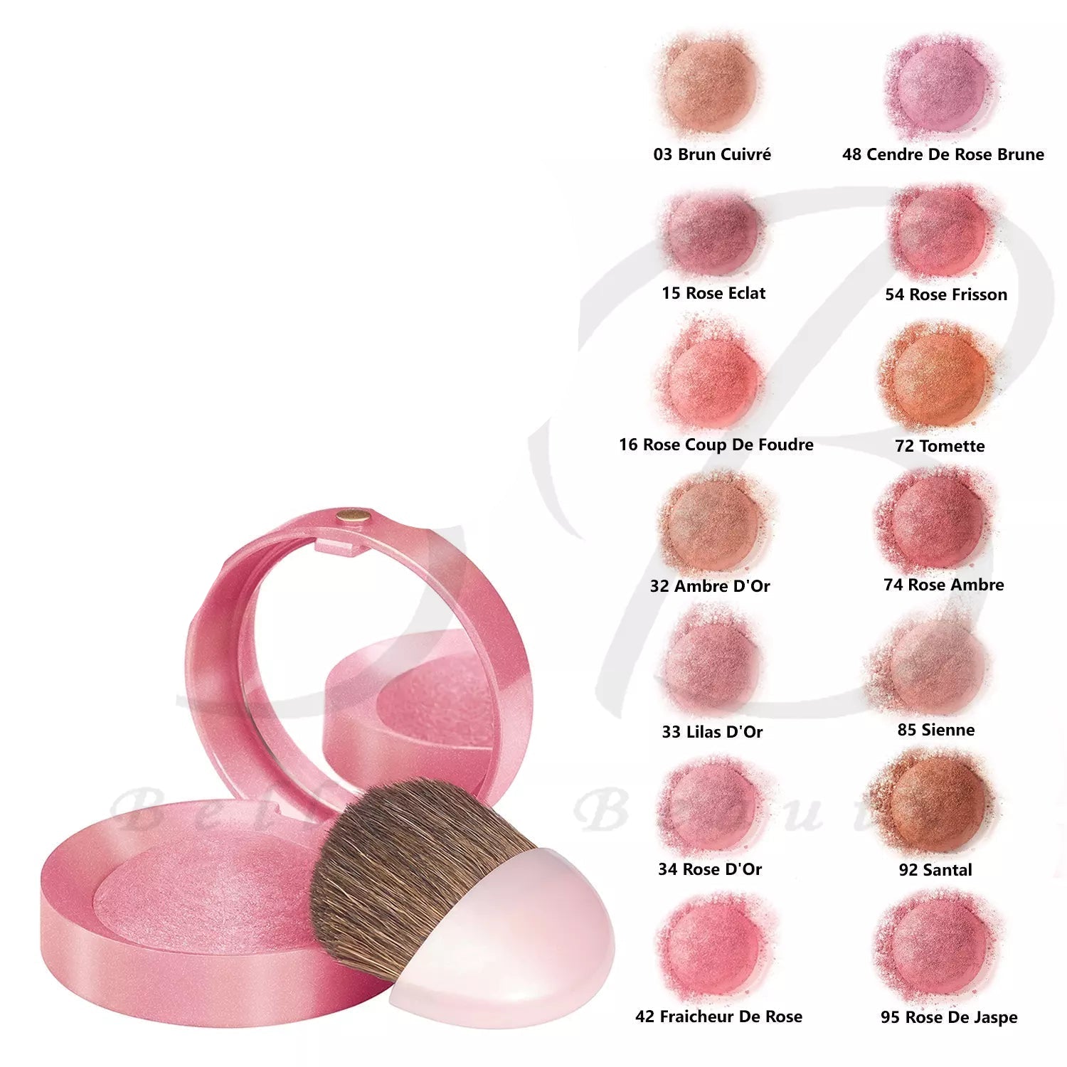 Bourjois Little Round Pot Blusher 74 Rose Amber 2.5g