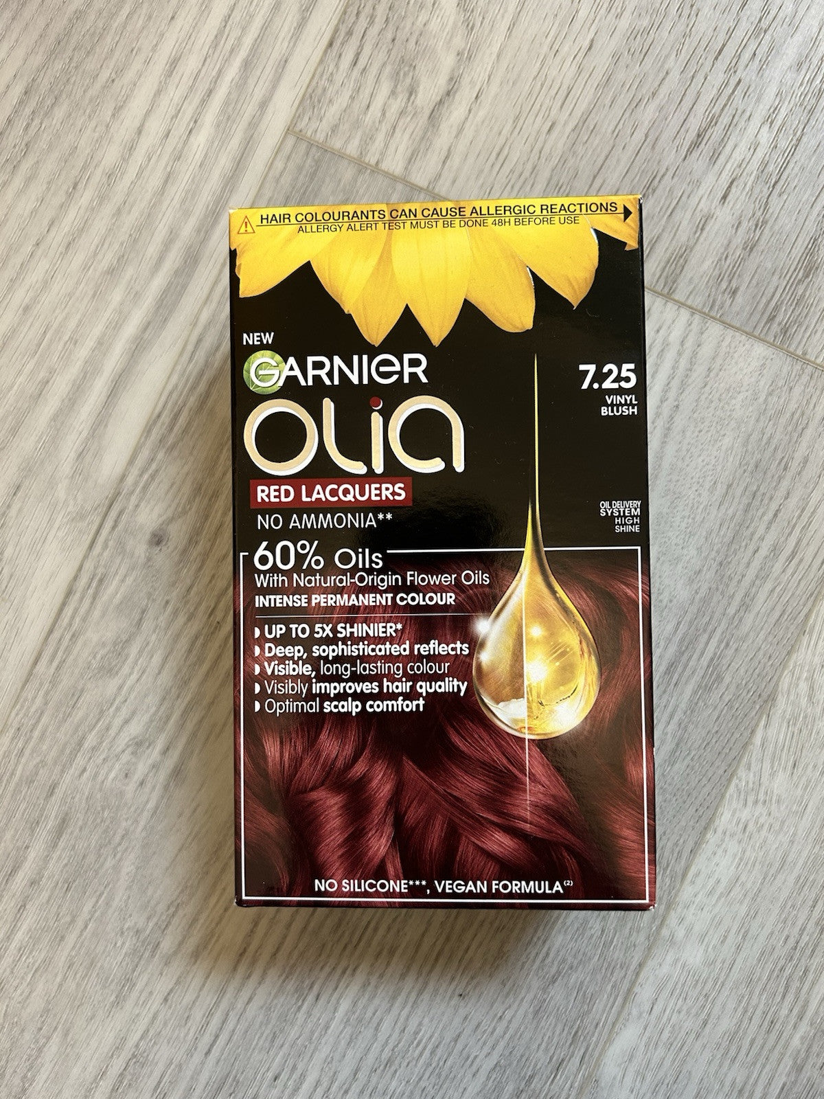 Garnier Olia Red Lacquers Intense Permanent Hair Color 7.25 Vinyl Blush