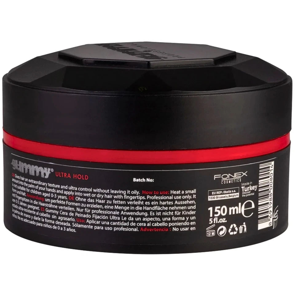 Gummy Hair Styling Wax Ultra Hold Keratin Complex 150ml