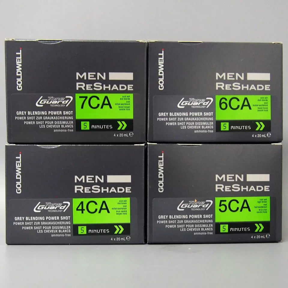 Goldwell Men Reshade Grey Blending Power Shot 20ml x4