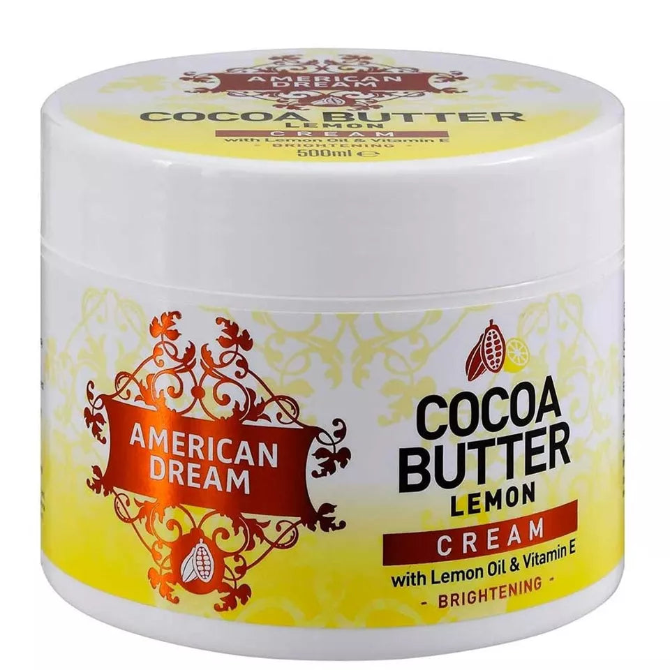 American Dream Cocoa Butter Cream With Lemon 150ml / 500ml