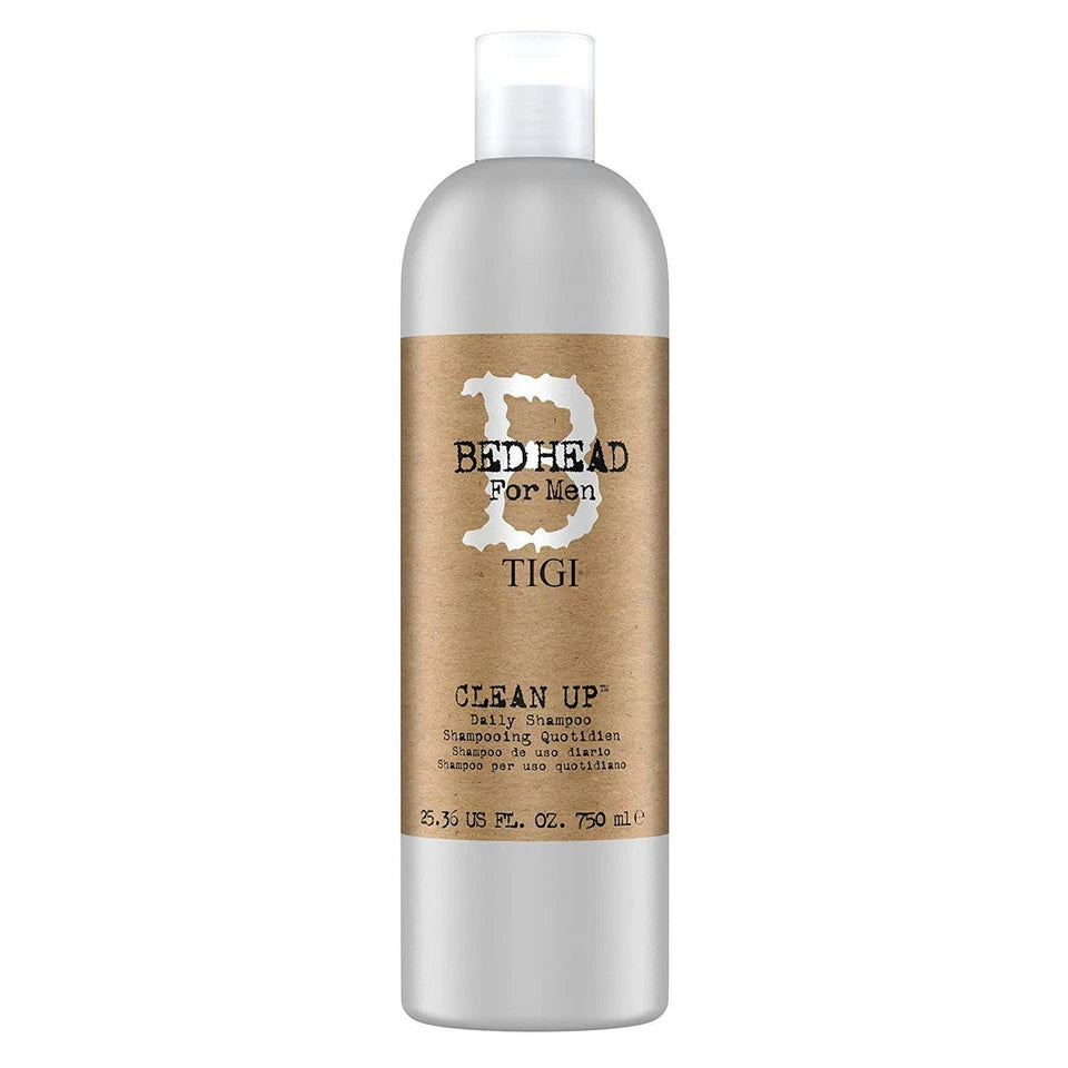 Bed Head for Men by Tigi Clean Up Mens Daily Shampoo for Normal Hair 750ml