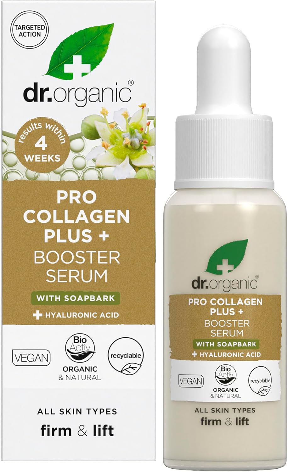 Dr Organic Pro Collagen Plus Firm And Lift Booster Serum 30ml