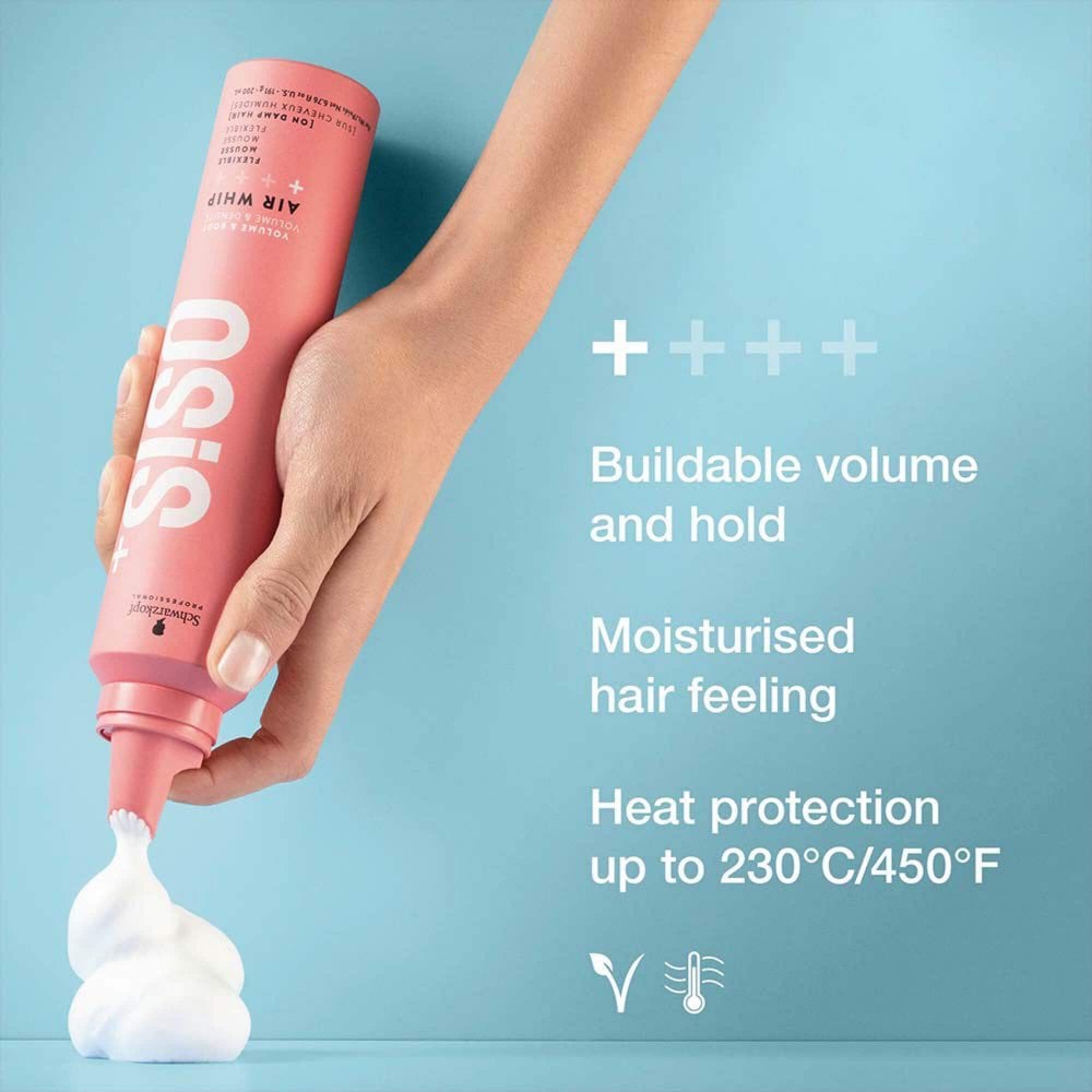 Schwarzkopf Osis Plus Volume And Body Air Whip Flexible Mousse 200ml