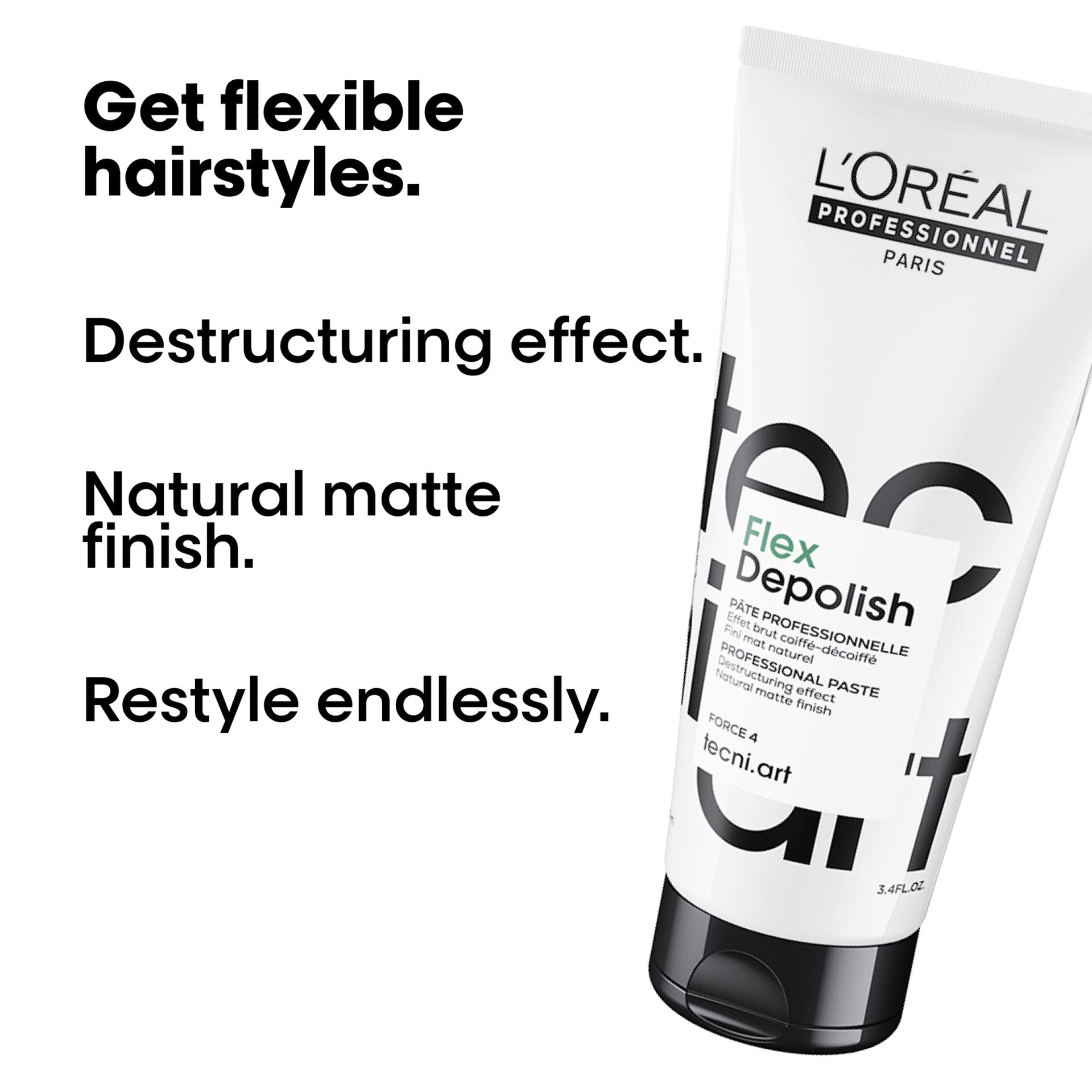 Loreal Tecni Art Depolish Destructuring Paste Force 4 100ml