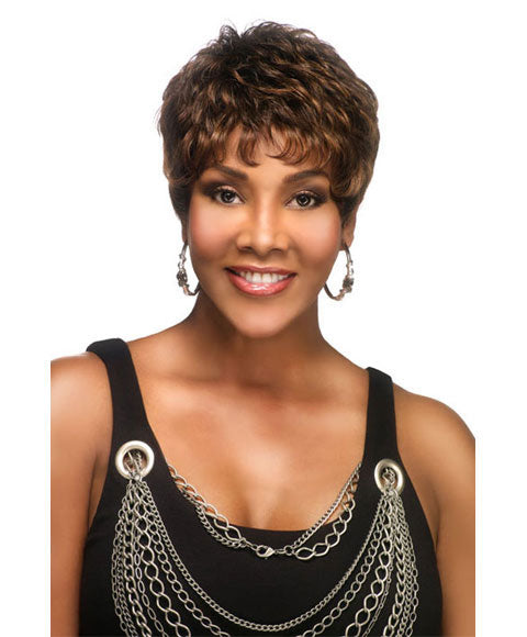 Vivica Fox Pure Stretch Cap H 222 V Human Hair Wig