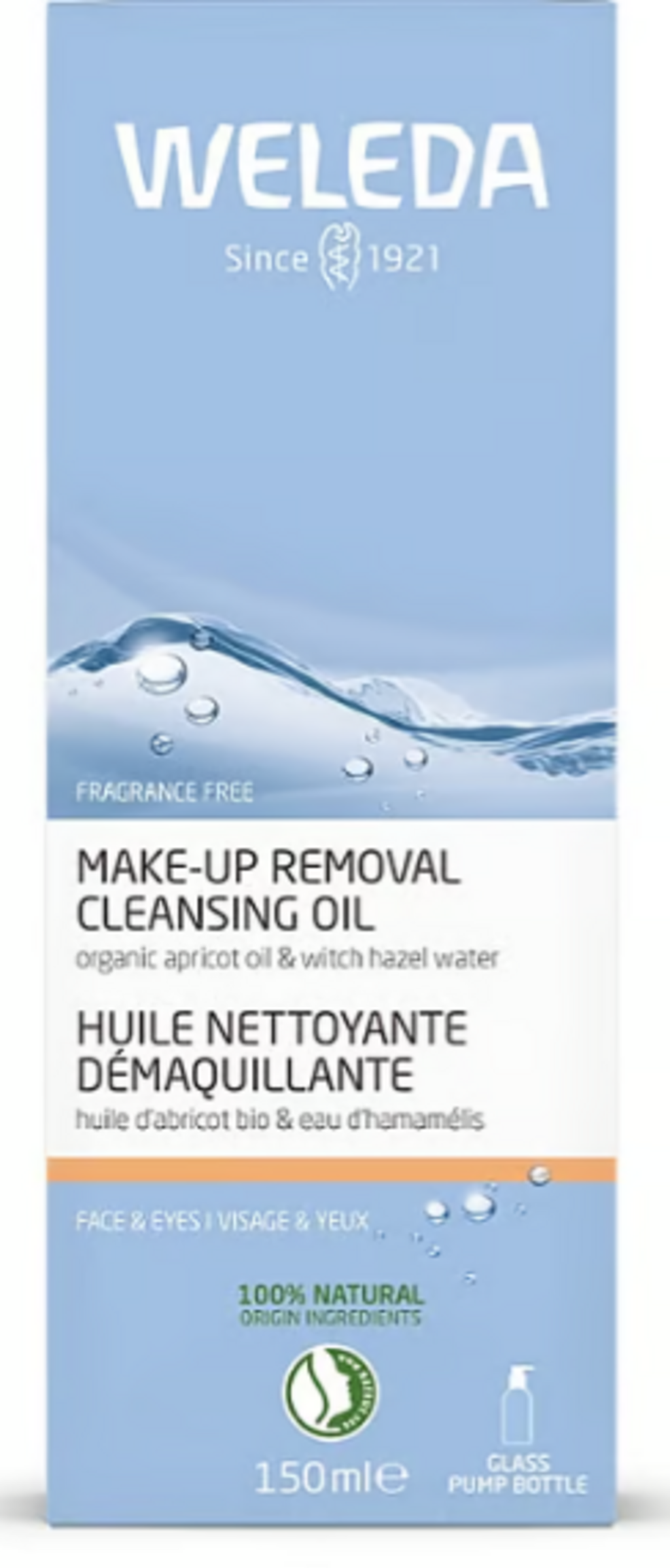 Weleda Apricot Oil Make Up Removal Cleansing Oil 150ml