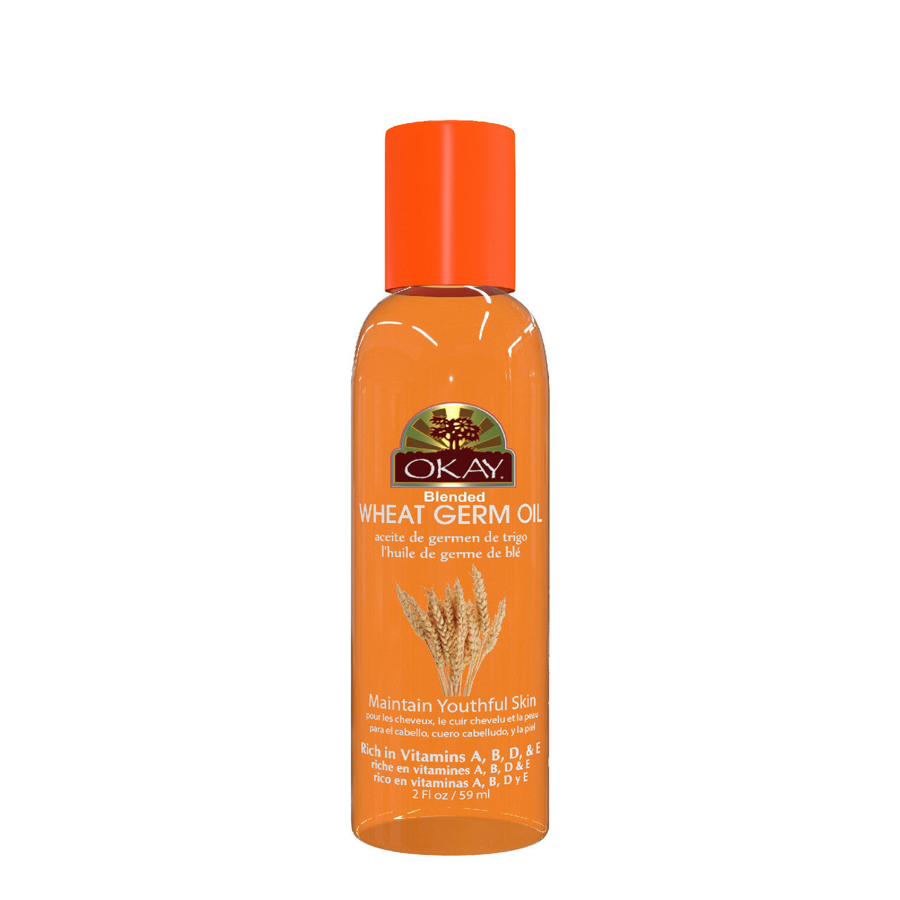 OKAY Paraben Free Wheat Germ Oil For Hair And Skin 59ml