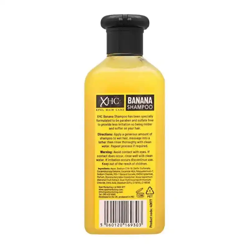 Xpel Hair Care Banana Nourishing Shampoo 400ml