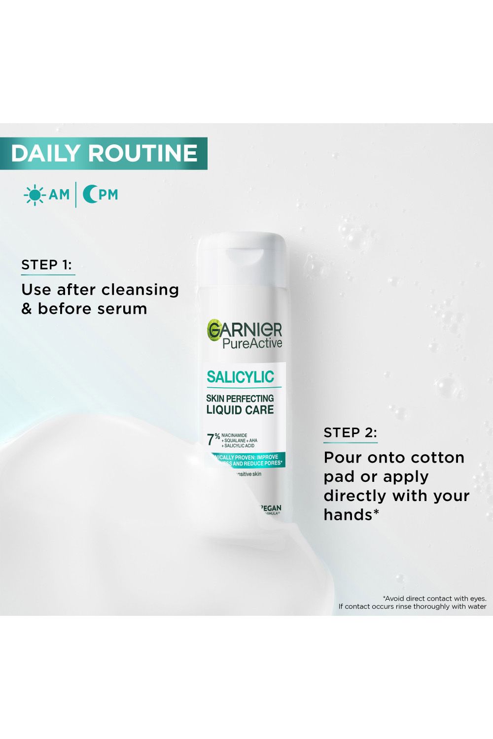 Garnier Pure Active Salicylic Skin Perfecting Liquid Care 120ml