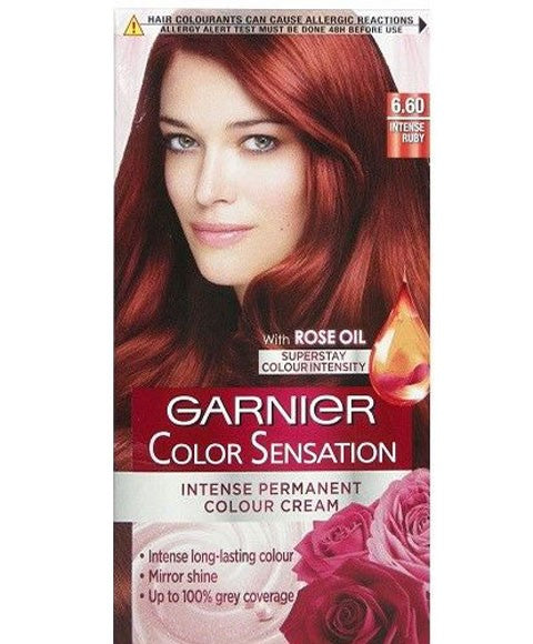 Garnier Color Sensation Intense Permanent Colour Cream Intense Ruby 6.60