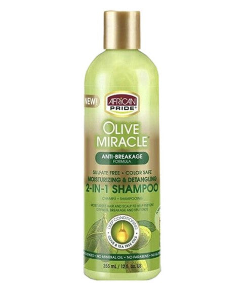 African Pride Olive Miracle 2 In1 Shampoo And Conditioner