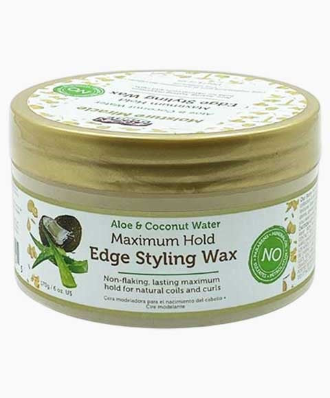 African Pride Aloe And Coconut Water Maximum Hold Edge Styling Wax