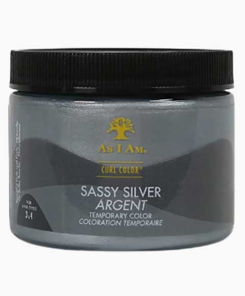 as I am Curl Color Sassy Silver Argent Temporary Color