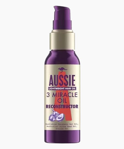 Aussie 3 Miracle Oil Reconstructor Lightweight Hair Oil