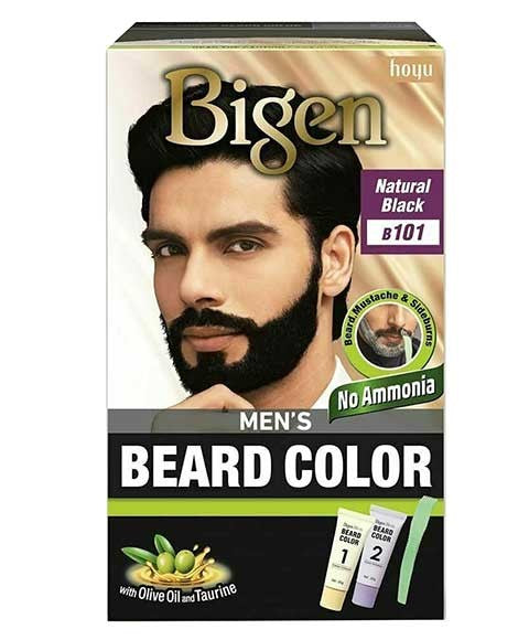 Bigen Color Mens Beard Colour Natural Black B101
