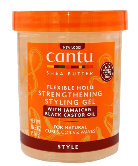 cantu hair products Cantu Shea Butter Strengthening Styling Gel With Jamaican Black Castor Oil