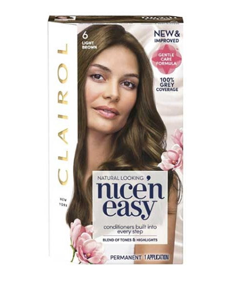 Clairol Nice N Easy Permanent Hair Color 6 Light Brown